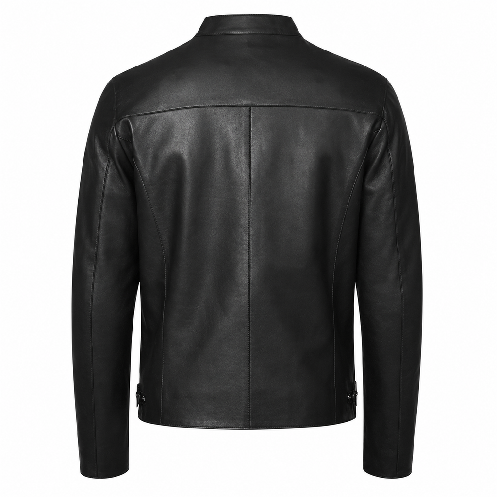 Men’s Leather Café Racer Jacket
