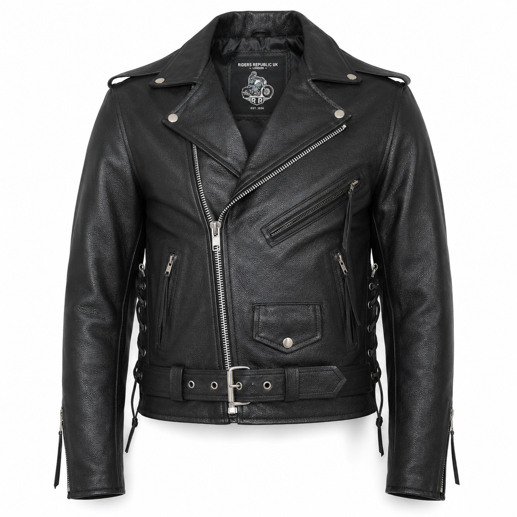 Men’s Brando Leather Biker Jacket