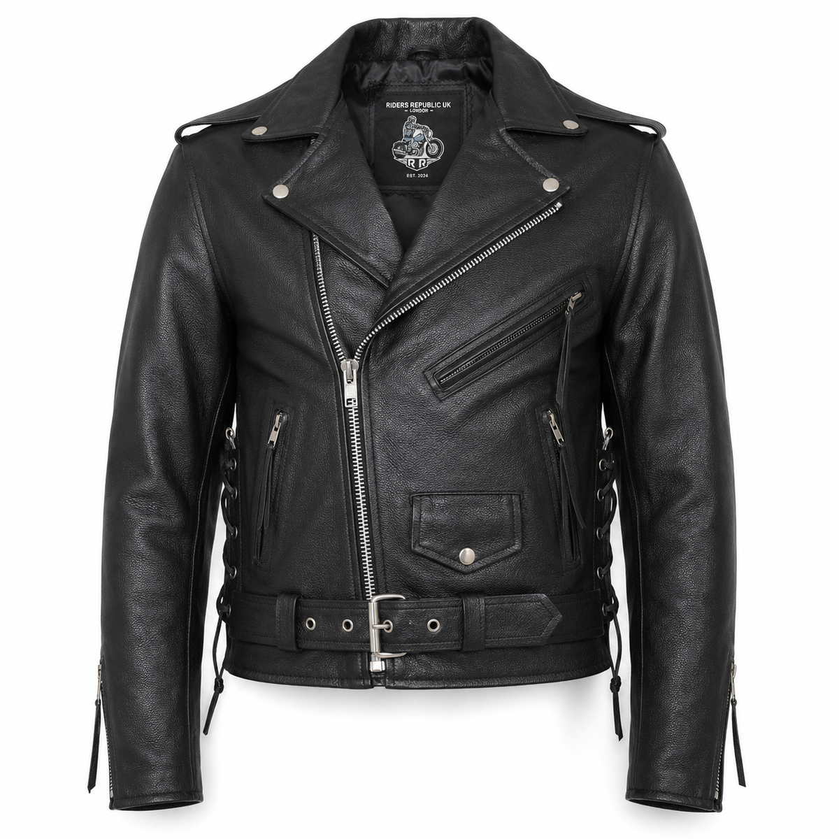 Men’s Brando Leather Biker Jacket