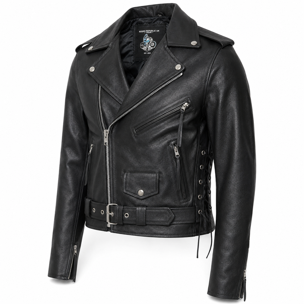 Men’s Brando Leather Biker Jacket