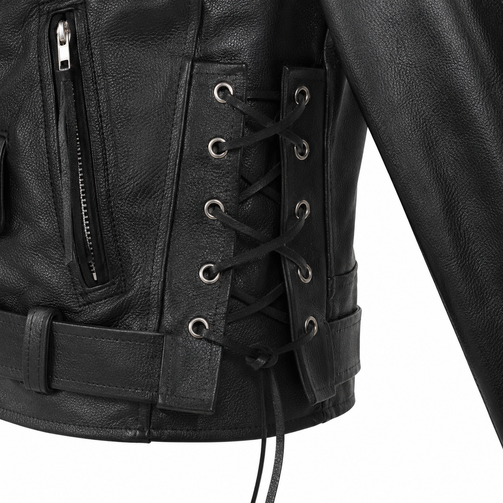 Men’s Brando Leather Biker Jacket