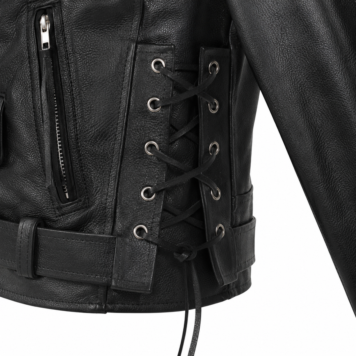 Men’s Brando Leather Biker Jacket