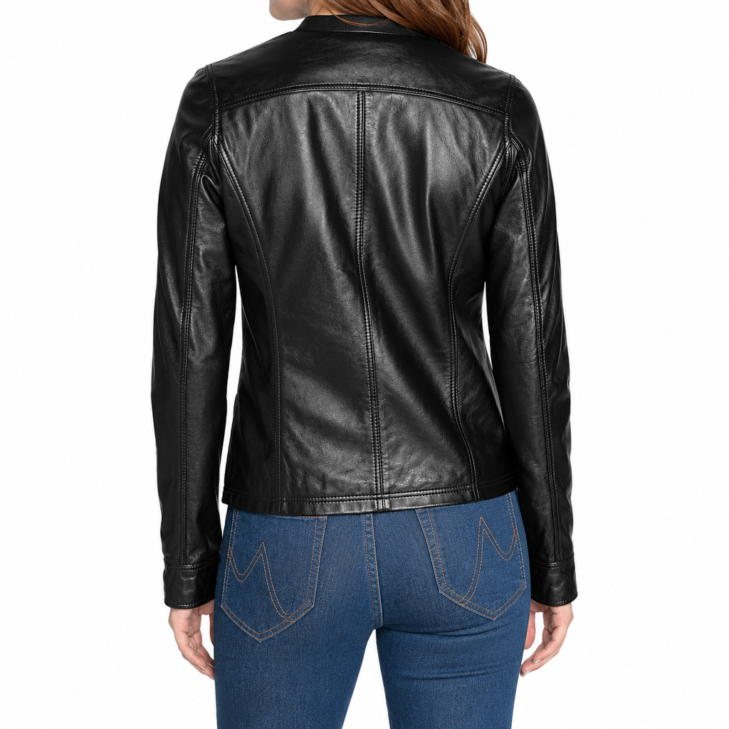 Women’s Soft Leather Motorcycle Jacket