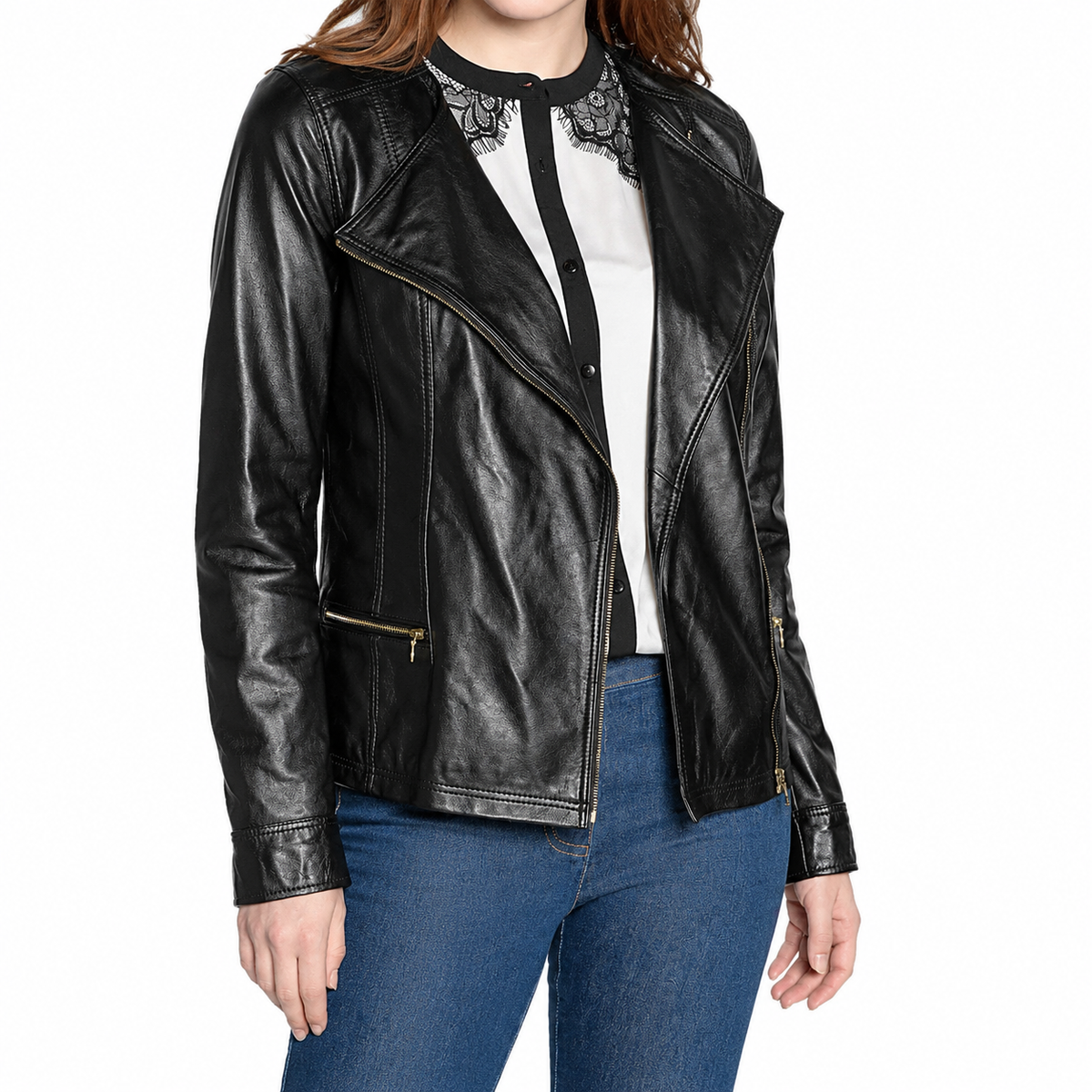 Women’s Soft Leather Motorcycle Jacket
