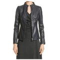 Women’s Lambskin Leather Biker Jacket